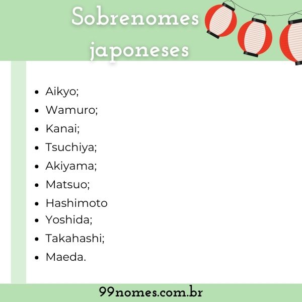 Nomes Japoneses